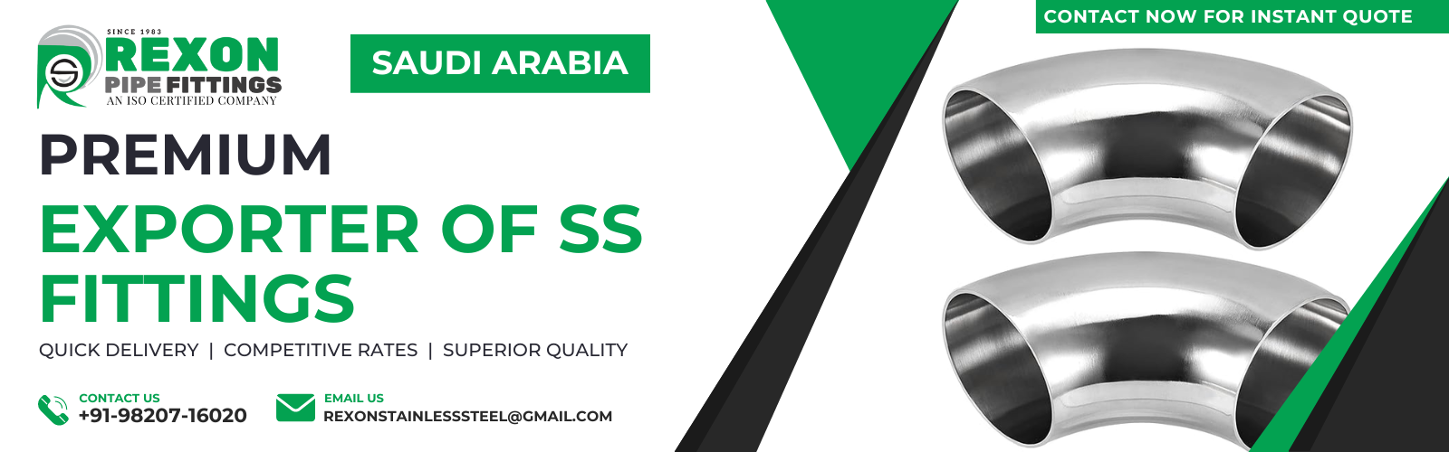 ButtWelded Pipe Fitting Manufacturer And Exporter In Saudi Arabia