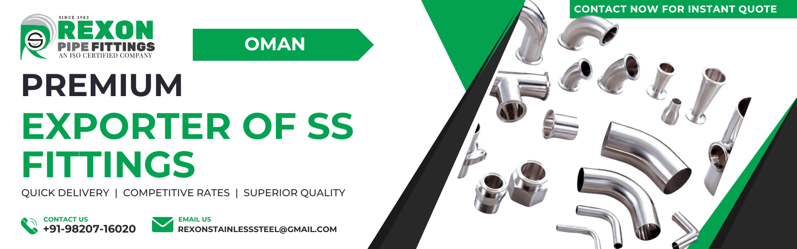 ButtWelded Pipe Fitting Manufacturer And Exporter In Oman