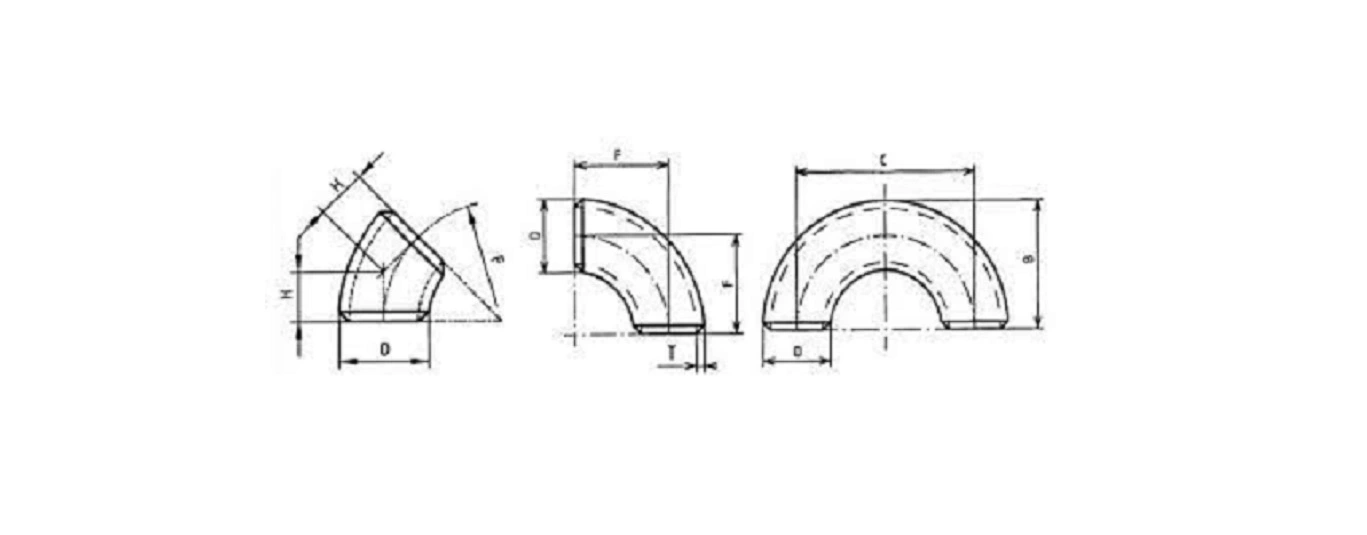 butt welded pipe fittings diagram hd image